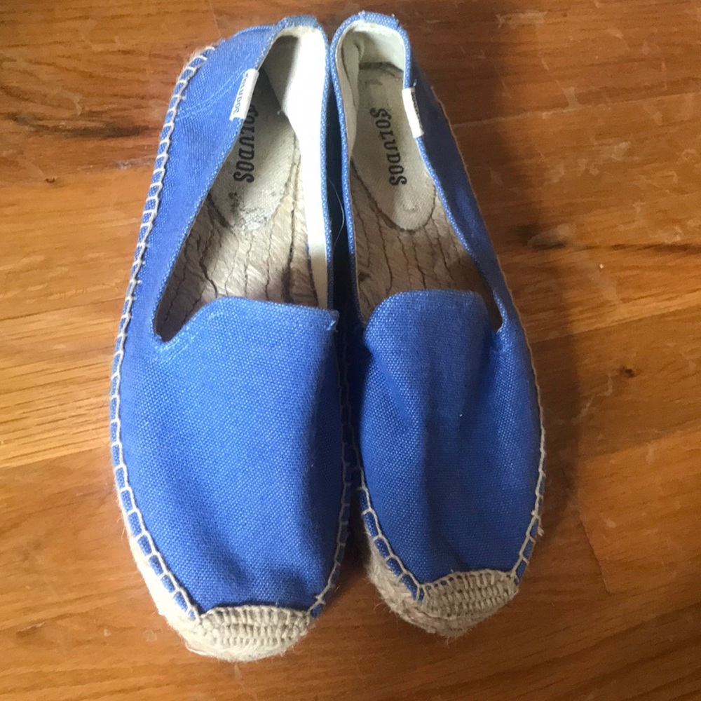 Soludos Canvas Platform Espadrilles 💙 Sz 7